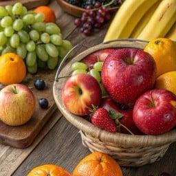 คลังผลไม้ สไตล์บ้านเฮา ( ขนมปัง )