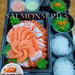 เมนูเซตโปรโมชั่น แซลมอนซาซิมิ 1 กิโลกรัม