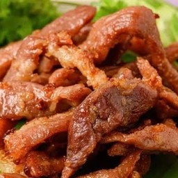 ข้าวสวยหมูแดดเดียว