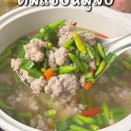 ต้มแซ่บหมูสับ