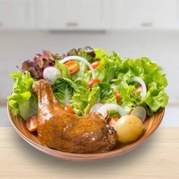 สลัดไก่อบ