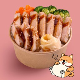 หมูหมักชิโอะโคจิ ซอสเทอริยากิ