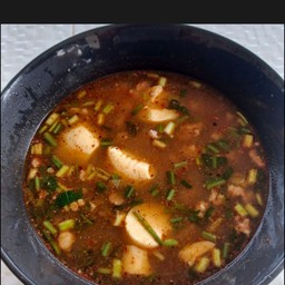 ต้มยำหมูสับเต้าหู้อ่อน