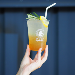 Lemon honey soda