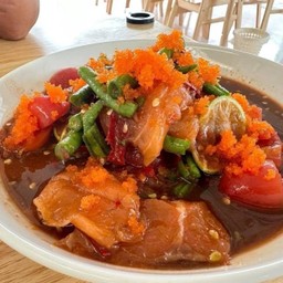 เหลาแซลมอนปลาร้า