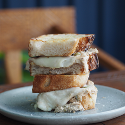 Tuna melt toast