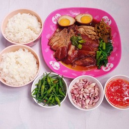 เซ็ตชุดคากิ+ไข่ ข้าวสวย2