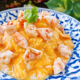 ข้าวไข่ข้นกุ้ง เนื้อนุ่นละมุนลิ้น