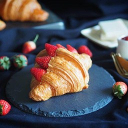 Strawberry cream cheese croissant