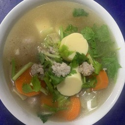 ต้มจืดเต้าหู้หมูสับ