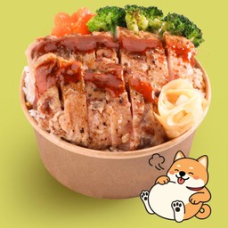 ไก่หมักชิโอะโคจิ ซอสหมาล่า