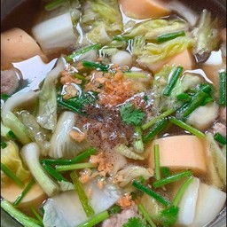 ต้มจืดเต้าหู้หมูสับกุ้งแห้ง