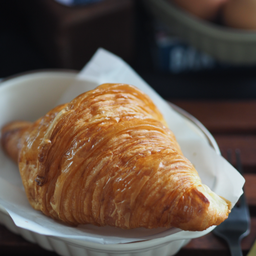 Honey glazed croissant