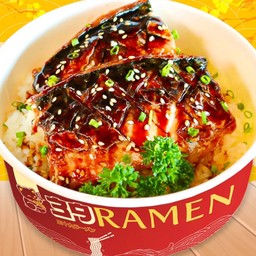 ข้าวหน้าปลาซาบะซอสเทอริยากิ