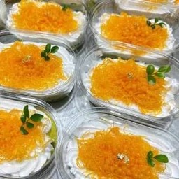 เค้กฝอยทองครีมสด