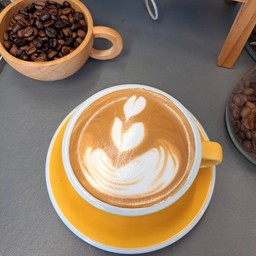 แฟลต ไวท์(ไม่แยกน้ำเฉพาะใส่แก้วไปเลย)