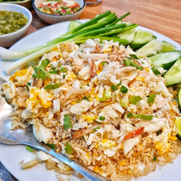 ข้าวผัดปู สูตรอากง สำหรับ 1ท่าน