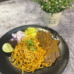 ข้าวซอยแห้ง เนื้อ