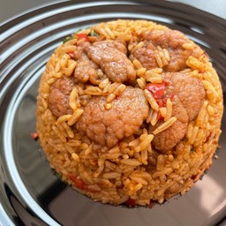 กะเพราหมูนุ่มข้าวคลุก