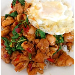 ข้าวราดกะเพราไก่