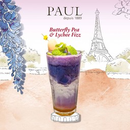Butterfly Pea & Lychee Fizz