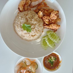 ข้าวมันไก่ ทอด