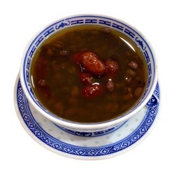 ถั่วแดงต้มพุทรา红豆红枣汤Red Bean & Jujube Soup