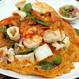 ข้าวห่อหมกทะเลไข่ข้น