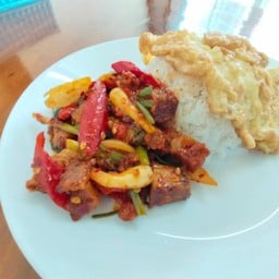 ข้าวผัดพริกเผา