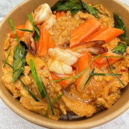 ข้าวไข่ข้น กุ้งปูอัด