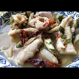 ต้มยำพุงปลาช่อน น้ำใส