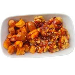 ต๊อกบกกี+ไก่คาราโอเกะ+ฮอดดอกชีส