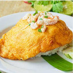 ไข่เจียวกุ้งสับ