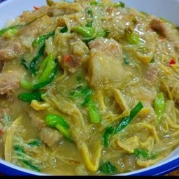 หมกหม้อหน่อไม้ สามชั้น(ใส่กะทิ)