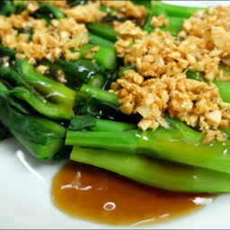 คะน้าฮ่องกงน้ำมันหอย