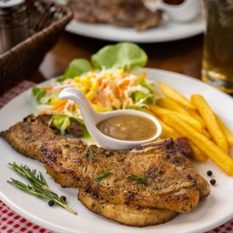 พอร์คพริกไทยดำซอสบาบีคิว