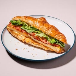 Egg Bacon Sriracha Croissant