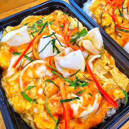 ข้าวไข่ข้นห่อหมกทะเล