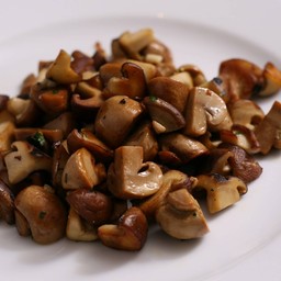 SAUTEED MUSHROOMS, GARLIC , CHILI