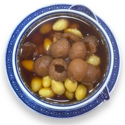 แปะก๊วยลำไย 白果龙眼糖水 Ginkgo Nuts with Longan in Syrup