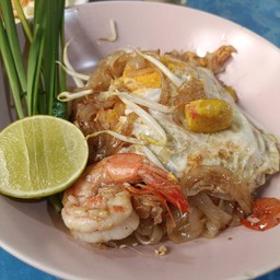 ผัดไทยกุ้งสด