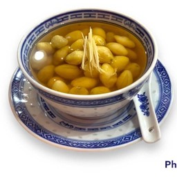แปะก๊วยน้ำขิง 姜汁白果汤 Ginkgo Nuts in Ginger Tea