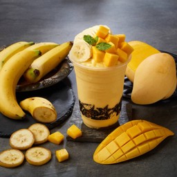 เมนูเจ มะม่วงกล้วยปั่น