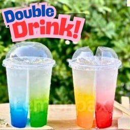 ซ่าจุใจ! ดับเบิ้ล ดริงค์ น้ำอัดลม 2 รสชาติใน 1 แก้ว 32 ออนซ์