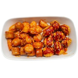 ต๊อกบกกี+ไก่ป๊อบ+ฮอดดอกชีส