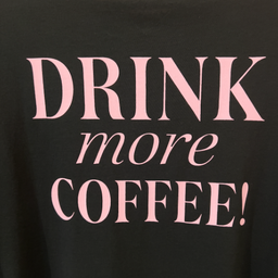 เสื้อเขียว H&M Drink Move Coffee (XL)