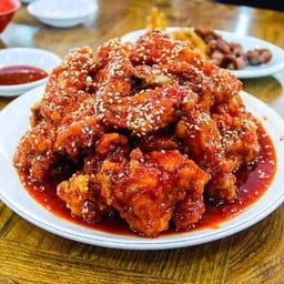 ไก่ทอดซอสเกาหลี