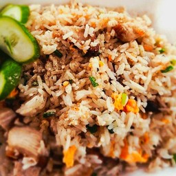 ข้าวผัด_หมูกรอบ