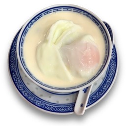 ไข่ต้มนมสด 鲜奶炖蛋 Boiled Egg in Fresh Milk