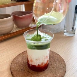 Matcha Strawberry Milk